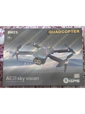 DMES AE31 Sky Vision GPS Quadcopter HD Camera 14+ Black